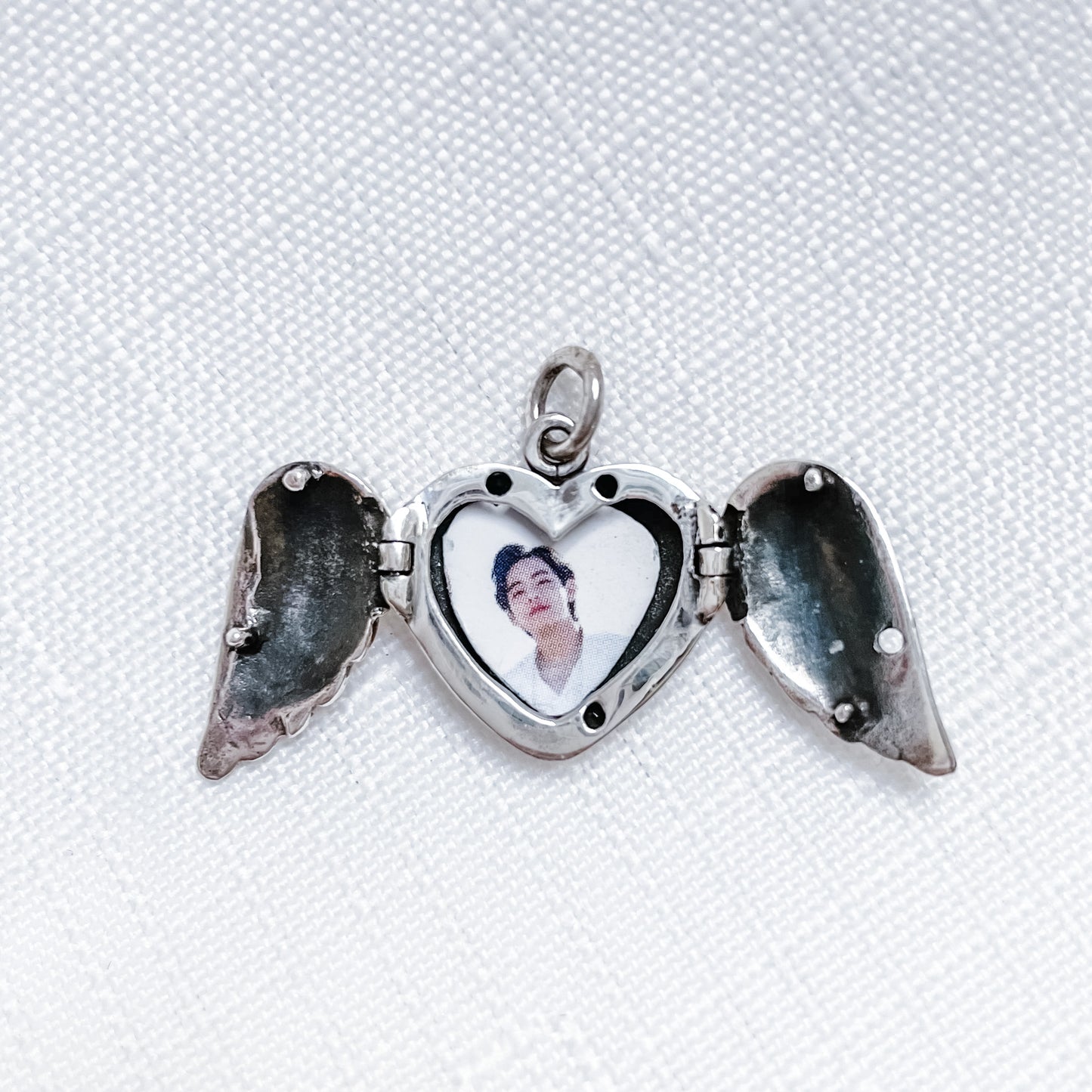 'SPREAD MY WINGS' HEART LOCKET