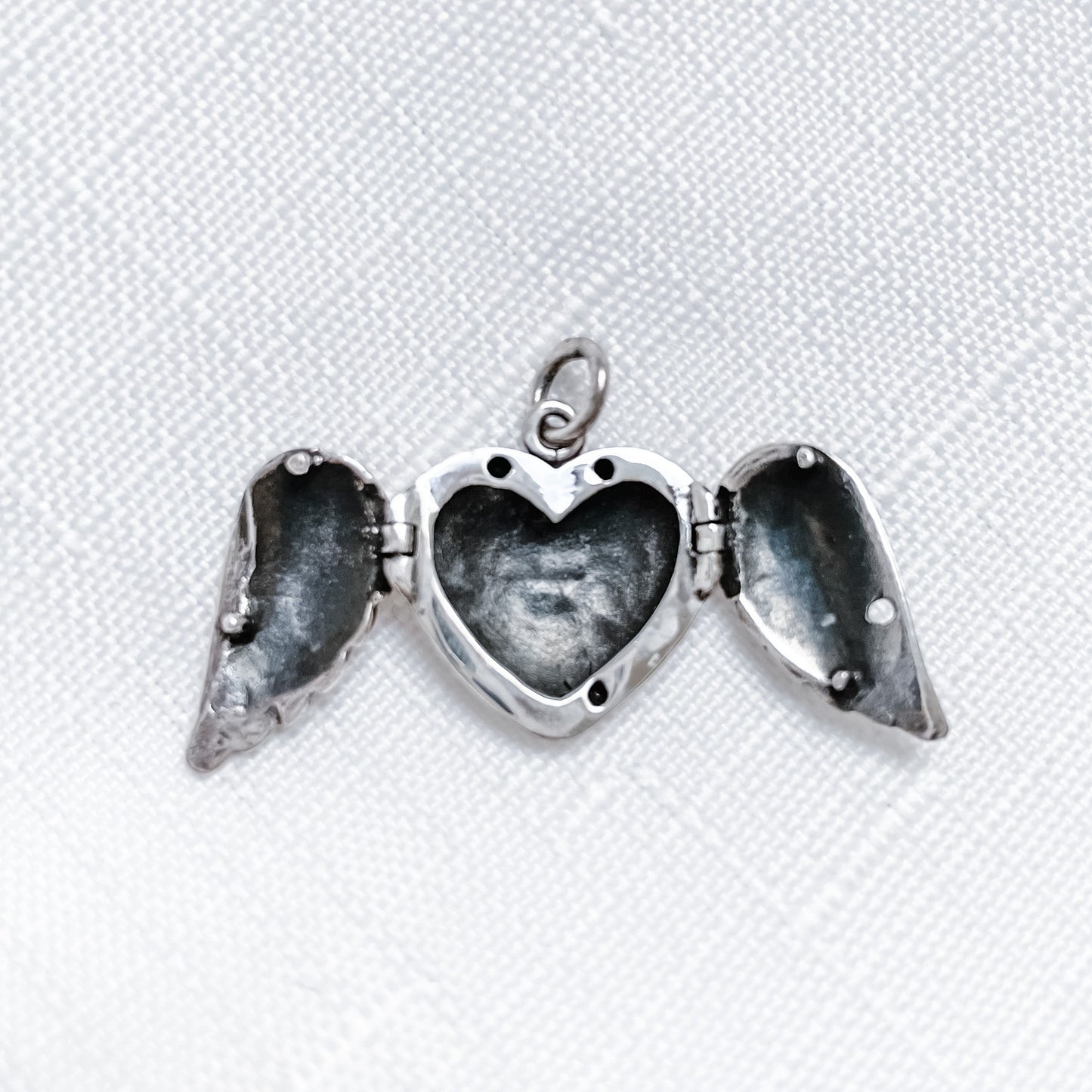 'SPREAD MY WINGS' HEART LOCKET