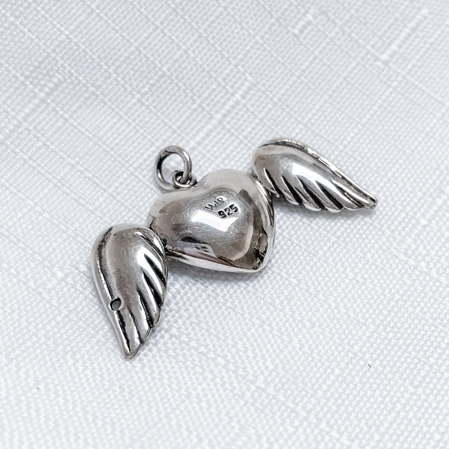 'SPREAD MY WINGS' HEART LOCKET