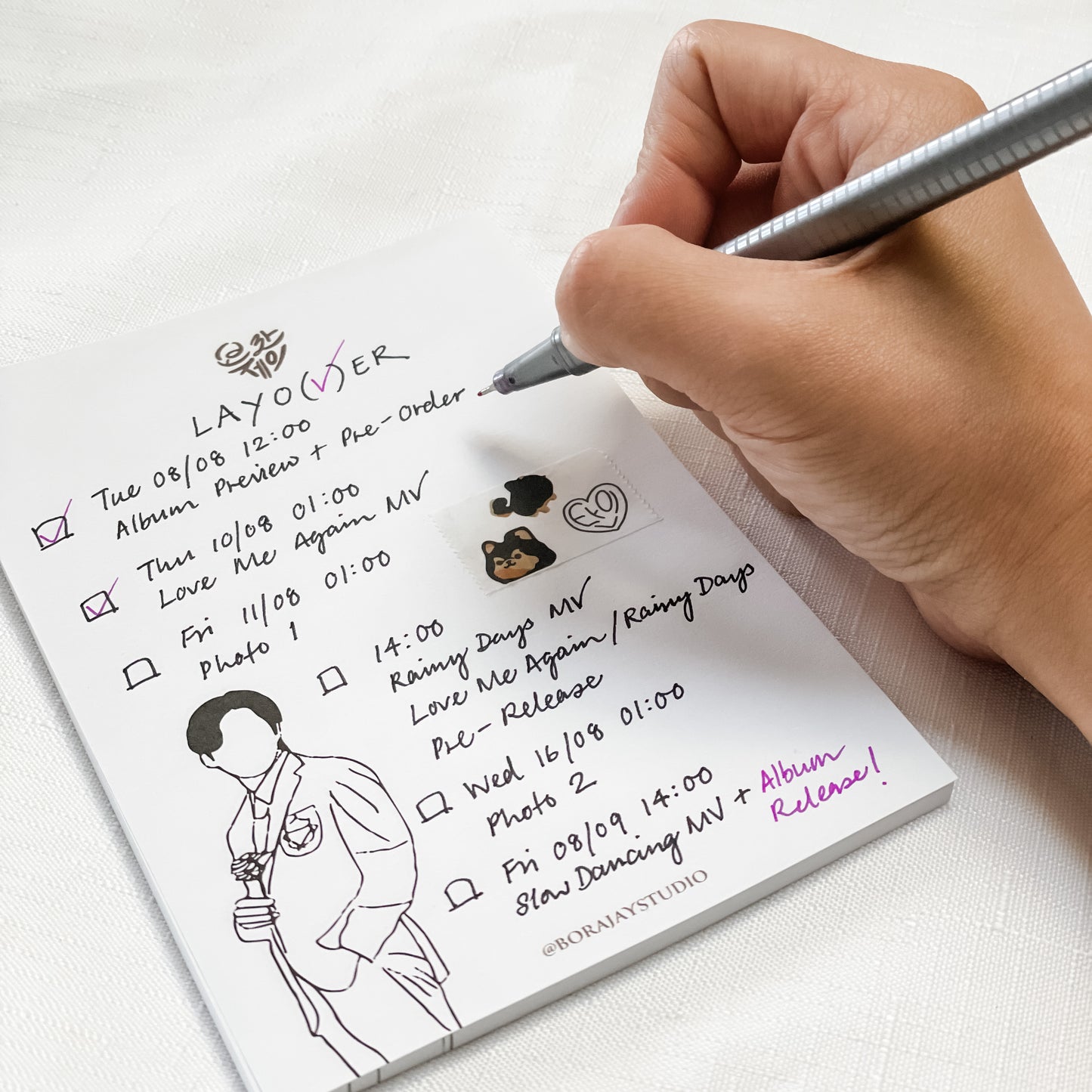 YET TO COME V - A6 MEMOPAD